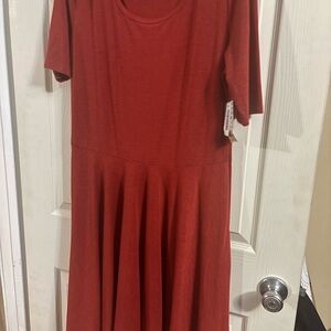 Nwt LuLaRoe Dress burnt orange size 3xl